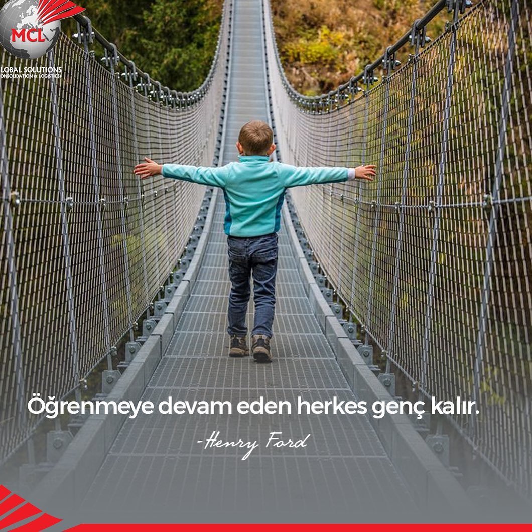 Öğrenmeye devam eden herkes genç kalır. Henry FORD.