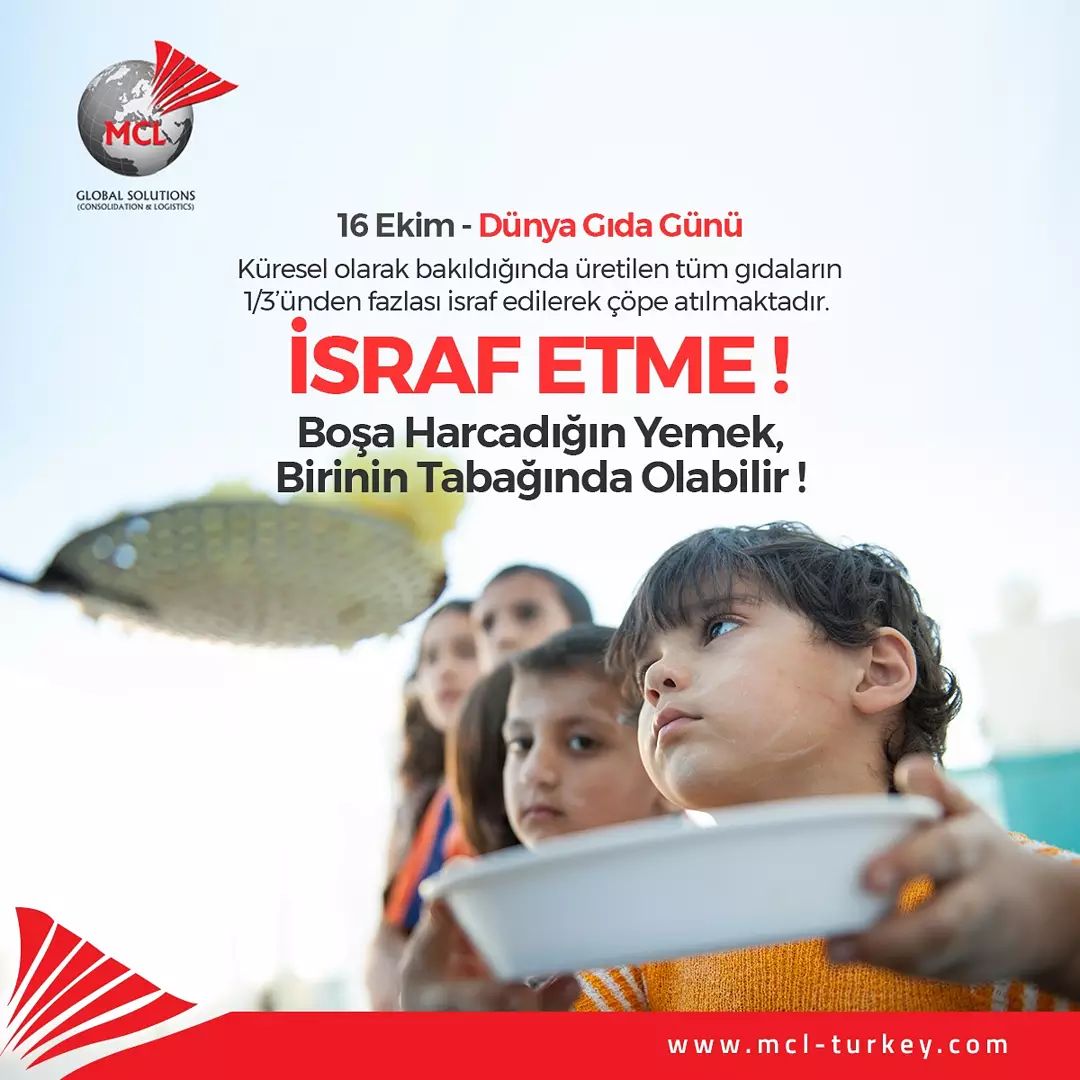 16 Ekim - Dünya Gıda Günü