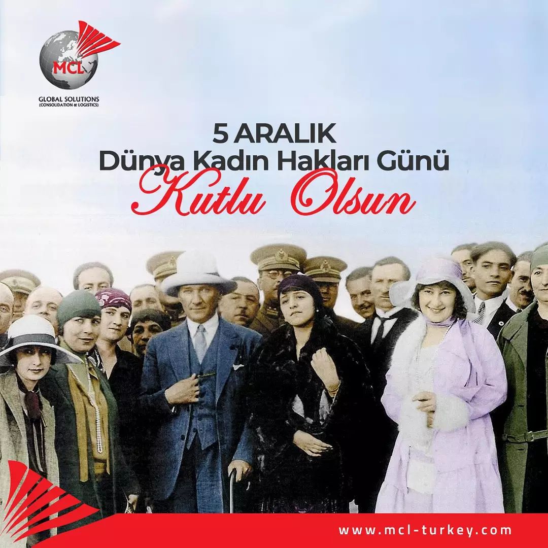 5 ARALIK Dünya Kadın Hakları Günü Kutlu Olsun !