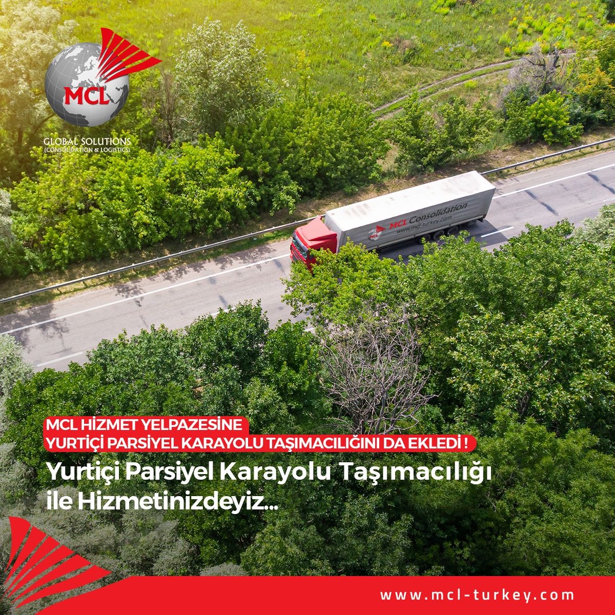 MCL, Yurtiçi Parsiyel Karayolu Taşımacılığı Hizmeti...