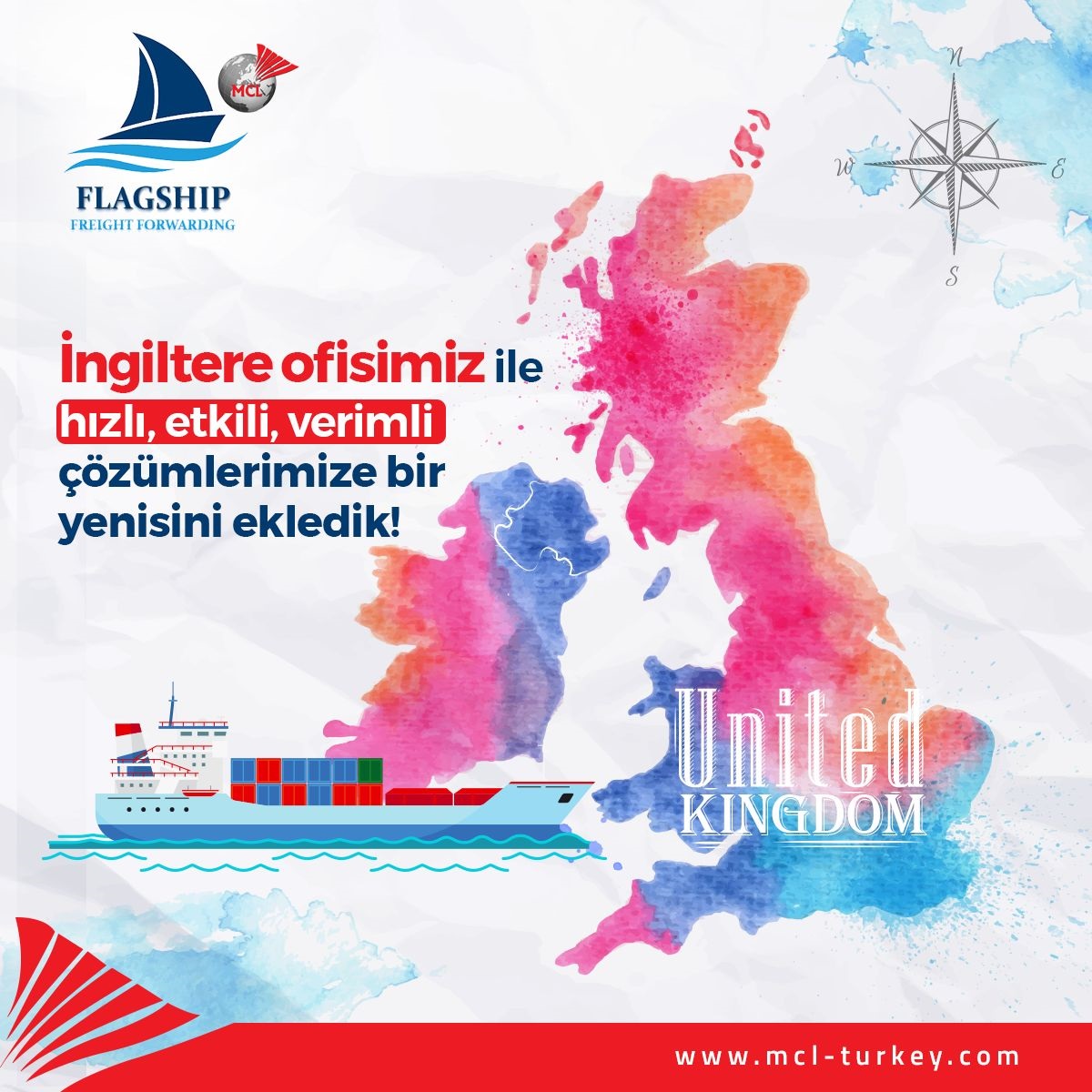 İngiltere Ofisimiz ile Hızlı, Etkili, Verimli Çözümlerimize Bir Yenisini Ekledik.